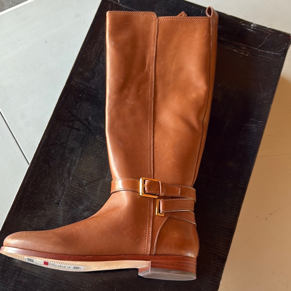 Lauren Ralph Lauren Tan Over the Knee Boots